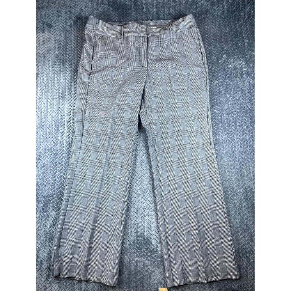 Counterparts Dress Pants Womens 16 Gray Glen Urquhart Check Stretch High Rise